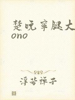 楚晚宁腿大张mono