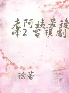 老阿姨最后的巅峰2 电视剧