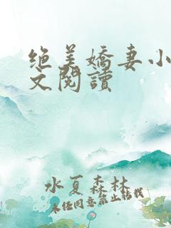 绝美娇妻小说全文阅读