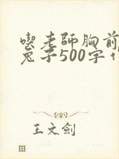 吃老师胸前的小兔子500字作文