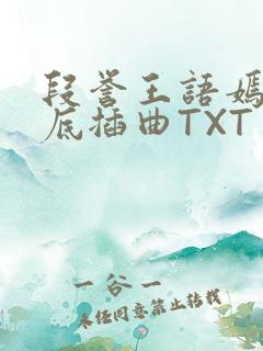 段誉王语嫣在井底插曲TXT