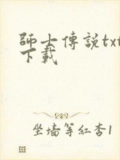 师士传说txt下载