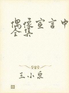 偶像宣言中文版全集