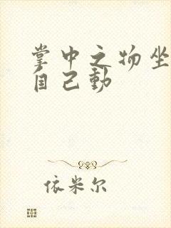 掌中之物坐上来自己动