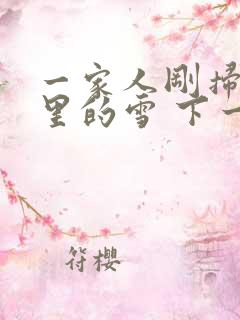 一家人刚扫完院里的雪 下一秒白干