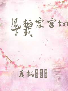 凤栖宸宫txt下载