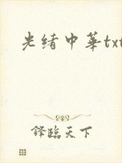 光绪中华txt