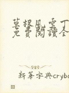 草根风云丁长生免费阅读全本