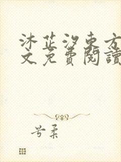 沐芷汐东方逸全文免费阅读