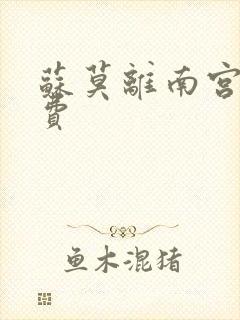 苏莫离南宫瑾免费