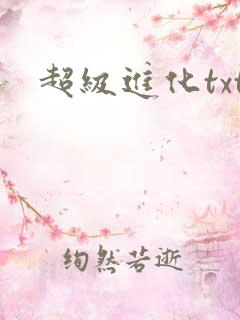 超级进化txt
