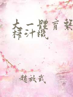 大一体育系精牛榨汁机