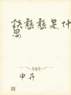 铁憨憨是什么意思