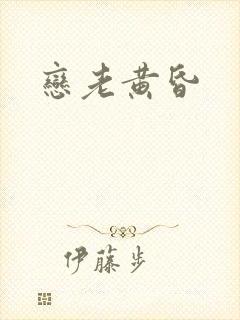 恋老黄昏