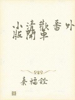 小清欢番外完整版开车