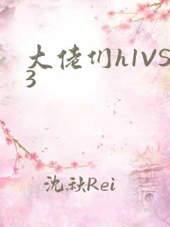 大佬们h1VS3