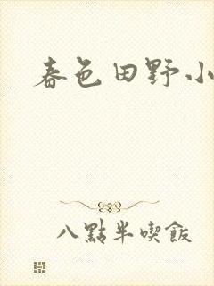春色田野小说
