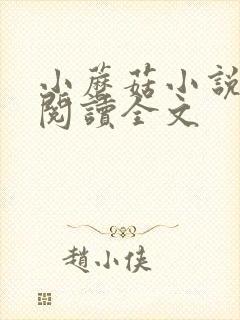 小蘑菇小说免费阅读全文