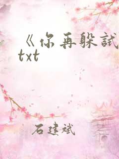 《你再躲试试》txt
