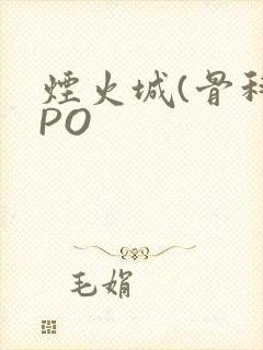 烟火城(骨科)PO