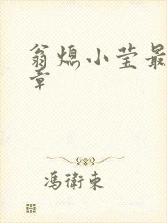 翁熄小莹最新节章