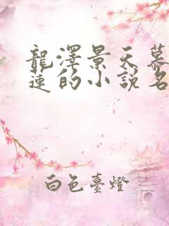 龙泽景天慕容青莲的小说名字
