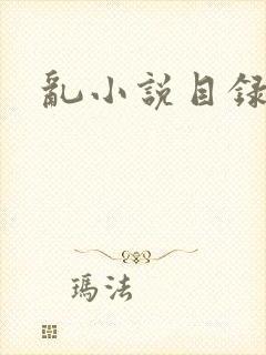 乱小说目录全文