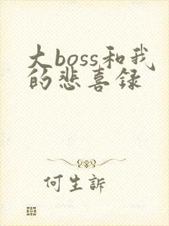 大boss和我的悲喜录