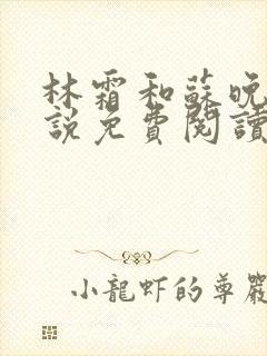 林霜和苏晚乔小说免费阅读