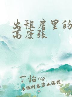 出租房里的交互高康张