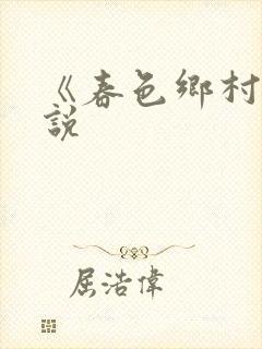 《春色乡村》小说