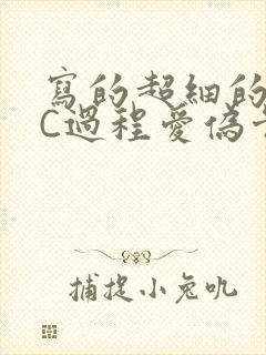 写的超细的多肉C过程爱伪骨科