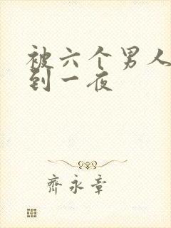 被六个男人躁J到一夜