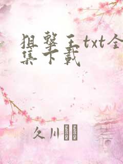 狙击王txt全集下载