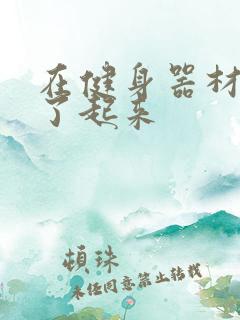 在健身器材上做了起来