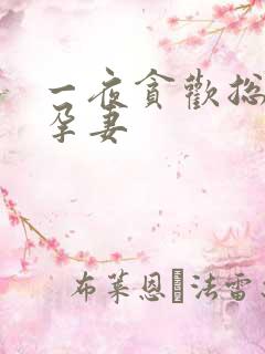 一夜贪欢总裁幸孕妻