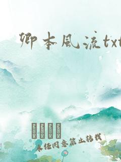 卿本风流txt