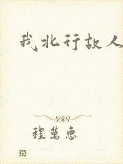 我北行故人南去