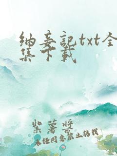 纳妾记txt全集下载
