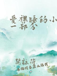 爱裸睡的小丹第一部分