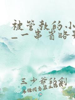 被管教的小美人_一串省略号_