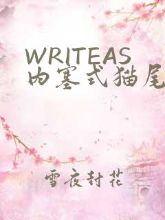 WRITEAS内塞式猫尾