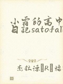 小霜的高中成长日记satofall