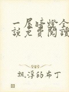 一屋暗灯全文小说免费阅读