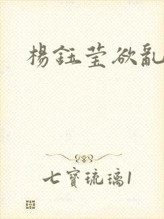 杨钰莹欲乱小说