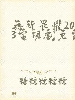 无所畏惧2023电视剧免费观看