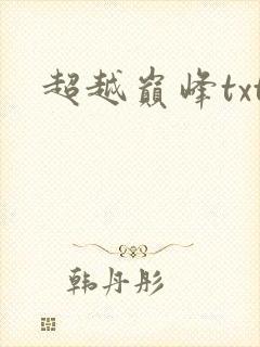超越巅峰txt