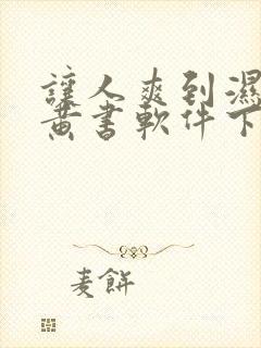 让人爽到湿的小黄书软件下载