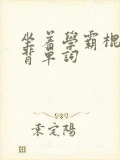 坐着学霸棍子上背单词