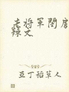 老将军闺房H肉辣文
